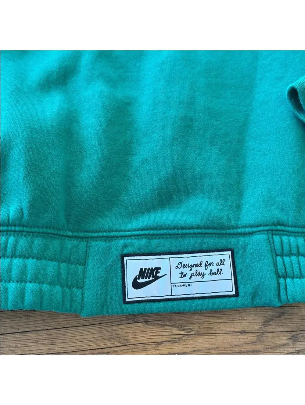 Nile BALL FOR ALL NIKE HOODIE ZIP UP GREEN youth XL RARE